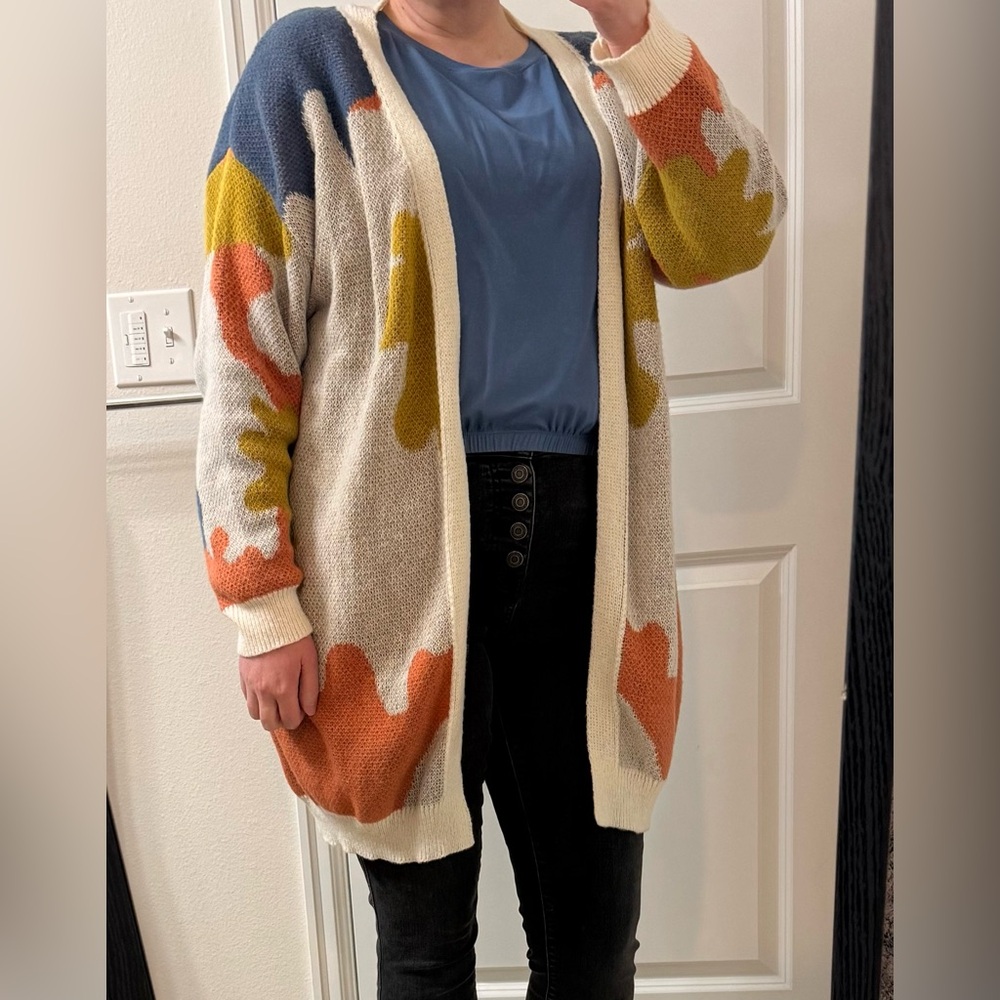 NWT SHEIN Long Open Sweater